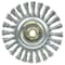 Weiler Roughneck Jr. 6" Cleaning Brush, .023" Steel Wire Fill, 5/8"-11 UNC 8776 - alternate 1